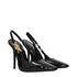 Versace Black Patent Leather Slingback Pumps – Women's High Heels with Medusa Detail